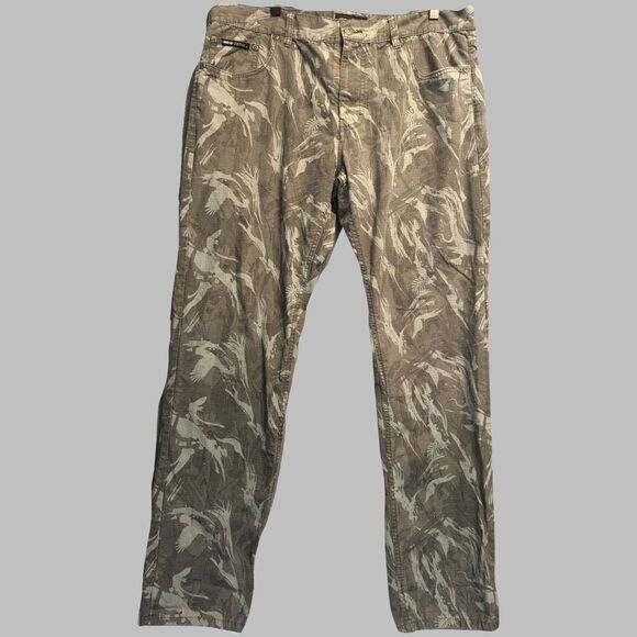 Nike SB Camo Pants Ripstop Skateboard Mens Size 38 Green Utility Straight Leg - Picture 3 of 12